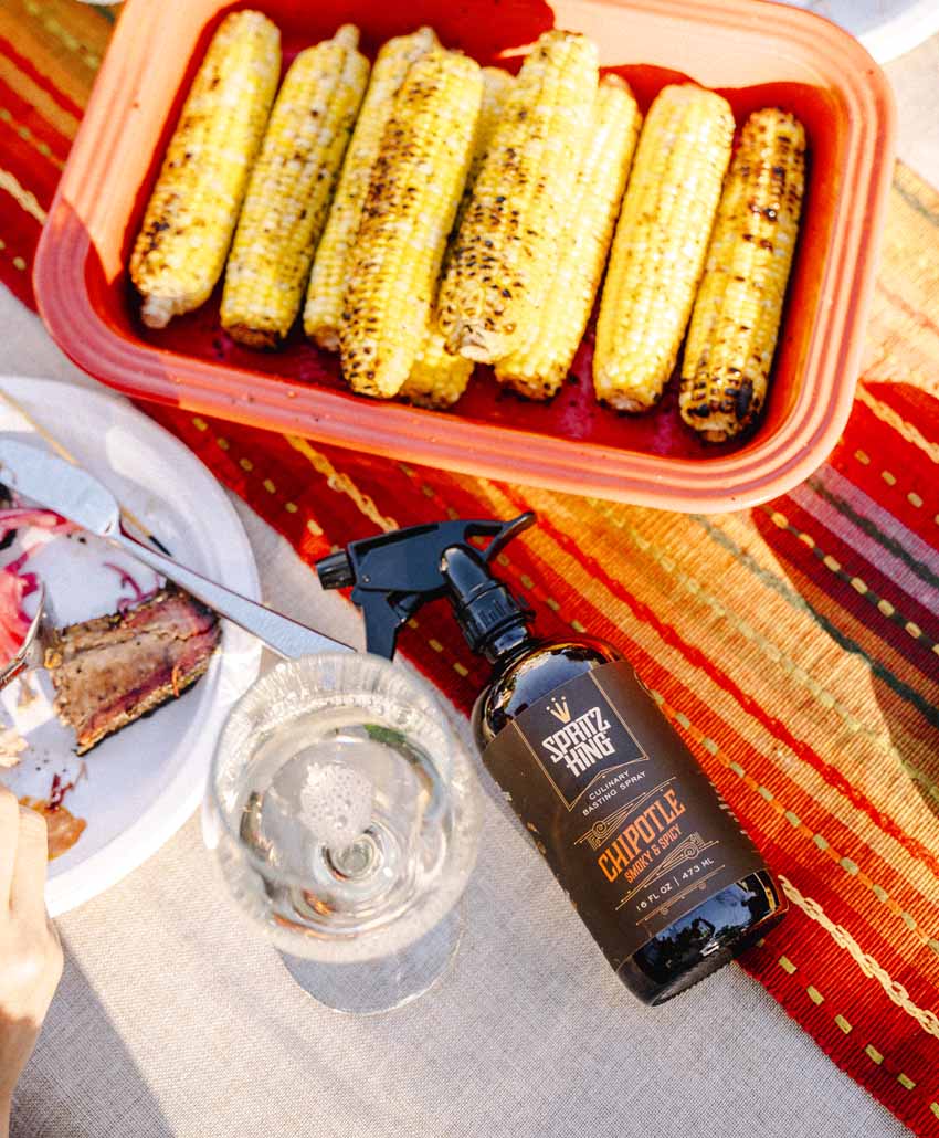 bbq spritz chipotle flavor corn on the cob