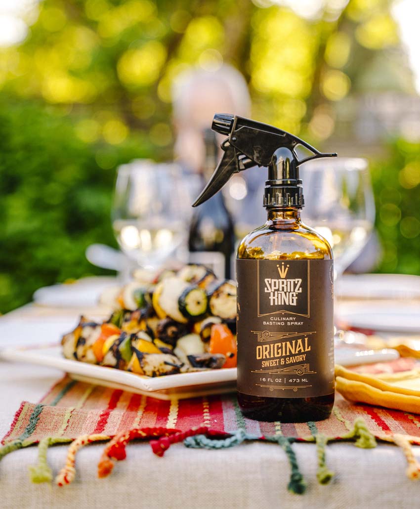 Spritz King Culinary Basting Spray for Grilling Smoking Air Frying Delicious Dark Bark Flavorful Crust Moisture Sealing Power Great On